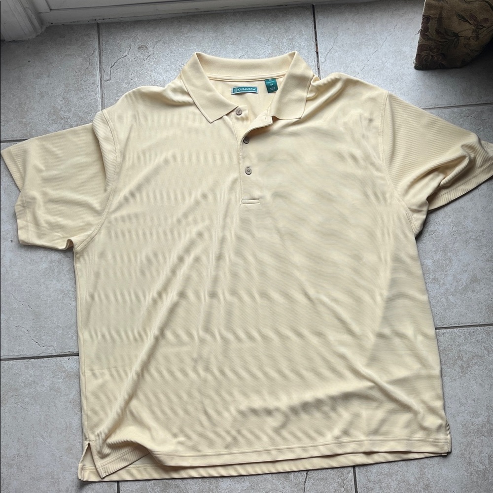 Cubavera Light Tan Polo Shirt